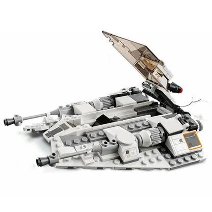 MOC 75259 Snowspeeders Building Blocks — 333PCS Starfighter Snowfield Aircraft Model Toy, Perfect Birthday & Christmas Gift