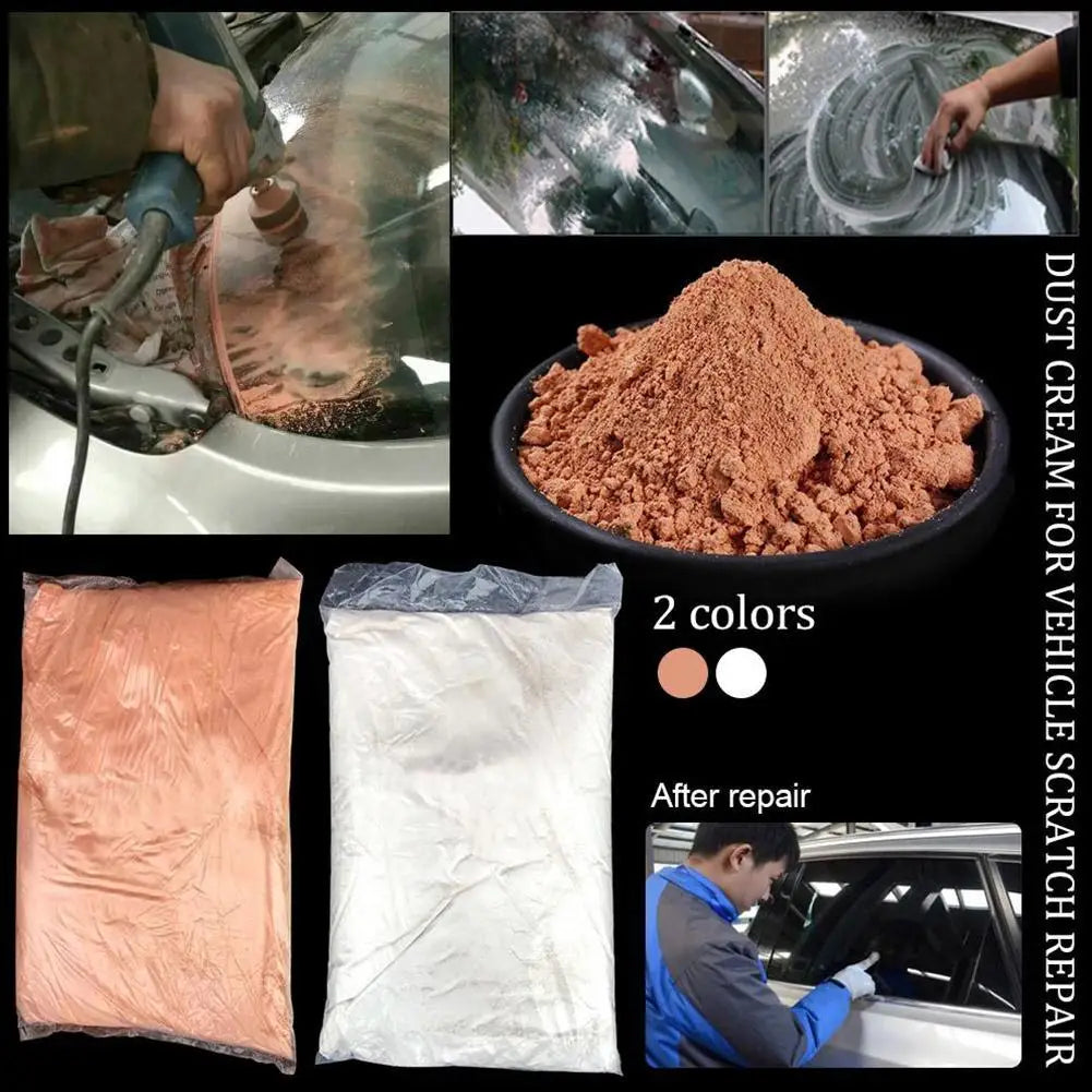 50g Cerium Oxide Glass Polish Powder – Scratch Repair for Car Windows, Mirrors & Glass Care Tool Accessory