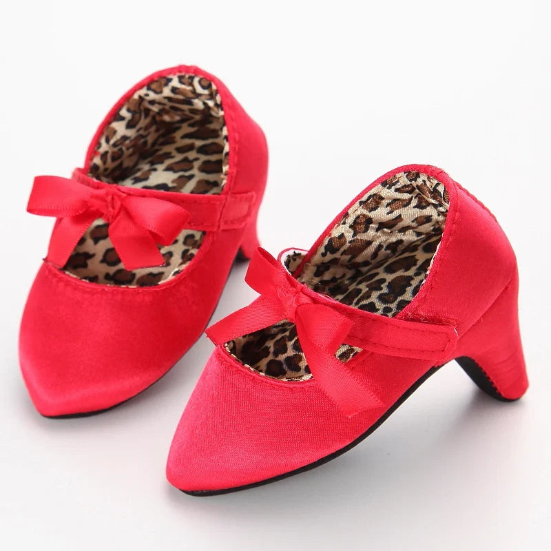 Infant Pre-Walker Princess Shoes - Baby Girls Bow Party Walking Footwear