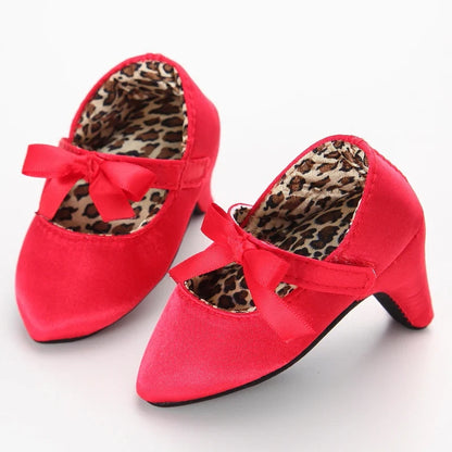 Infant Pre-Walker Princess Shoes - Baby Girls Bow Party Walking Footwear