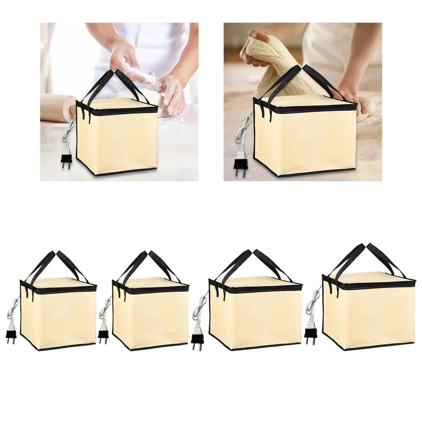 Dough Proofer Bin with Temperature Control – Sourdough & Pizza Dough Fermentation Container for Bread Baking Accessories
