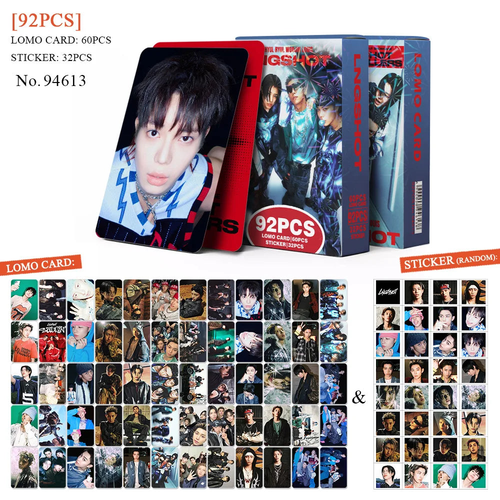 55PCS LNGSHOT Kpop Lomo Cards - Jay Park Album Photocards Stickers & Fan Collection Gift Set