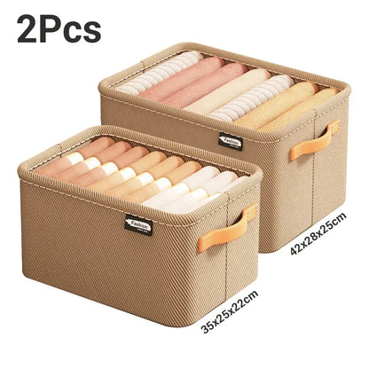 Thick Clothes Organizer Storage Box — Drawer Cabinet for Pants, Sweaters, Jeans, and Wardrobe Clothes