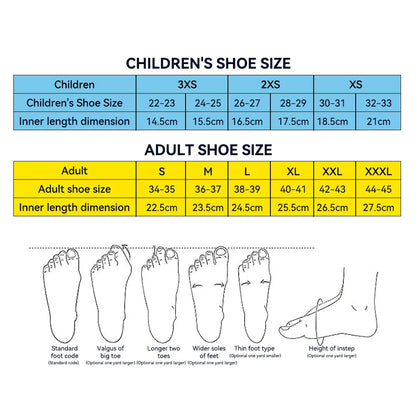 Quick-Dry Water Shoes with Rubber Sole – Non Slip Mesh Diving Socks for Beach, Swimming & Surfing – Unisex & Kids