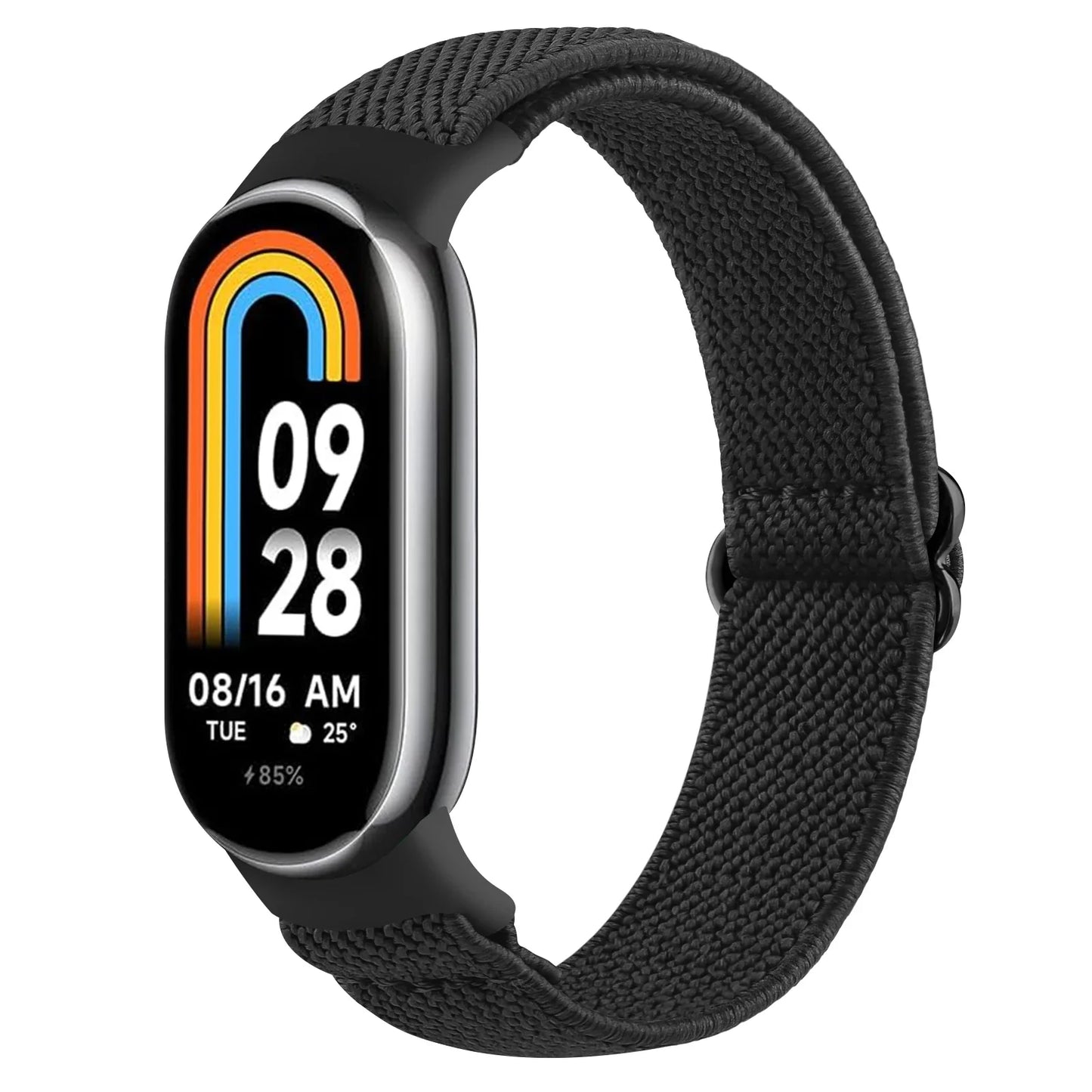 Nylon Loop Strap for Xiaomi Smart Band 9 & 8 – Elastic NFC Replacement Wristband Bracelet