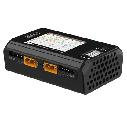 ToolkitRC M6D 500W 15A Dual Channel MINI Smart Charger Discharger for 1-6S LiPo Batteries with SC100 XT60 & Charging Board