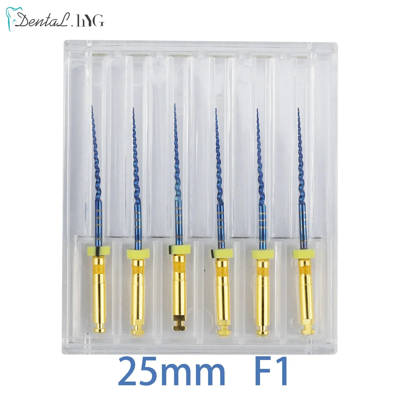 Dental SX-F3 Blue Nitinol Rotary Files – Endodontic Root Canal Engine Tool for Dentistry