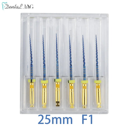 Dental SX-F3 Blue Nitinol Rotary Files – Endodontic Root Canal Engine Tool for Dentistry