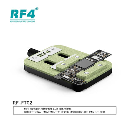 RF4 FT02 Universal PCB Holder – Precision Mainboard Fixture with Adjustable Clamp for IC Chip Repair & Soldering