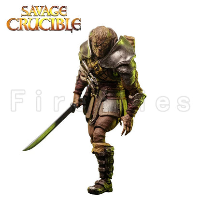 1/12 7-Inch Savage Crucible Action Figure — Harbinger Studios Wave 2 Jaeger Nashom Krieger Whoman Barbarian Anime Collectible Gift
