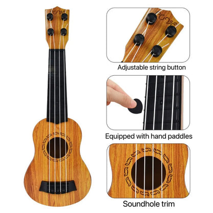 35cm Kids Guitar Toy – Educational Musical Instrument for Beginners, Simulation Ukulele Style Learning Music Toy for Children