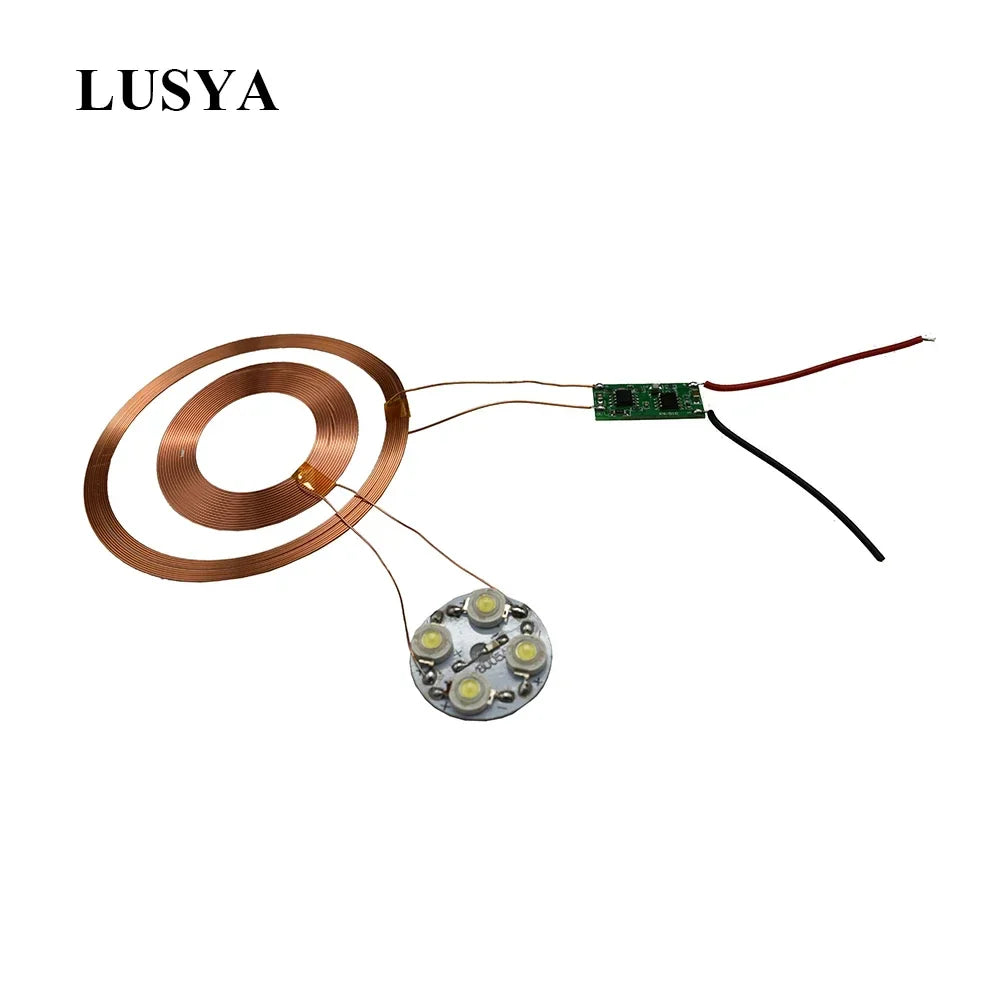 Lusya 500g Magnetic Levitation Wireless Power Supply Module – Multi-Function Indicator & 83mm Diameter Wireless Charging Module