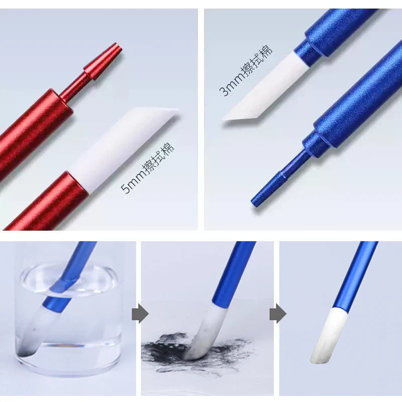 RAY Studio Metal Wiping Stick – Polyester Tip Cleaning Swab for Model Panel Liner Removal, Hobby Detailing & Precision Craft Work