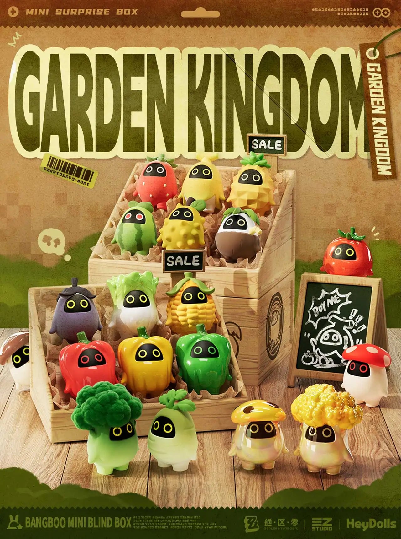Zenless Zone Zero Bangboo Garden Kingdom Mini Surprise Box – miHoYo Collectible Toy