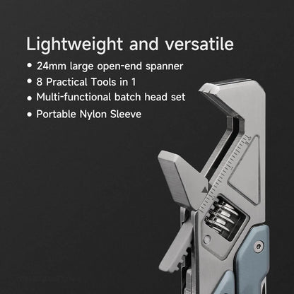 NexTool Light Wrench W2 Multitool – Folding Pliers, Large Spanner, Screwdriver & Portable EDC Home Repair Tool