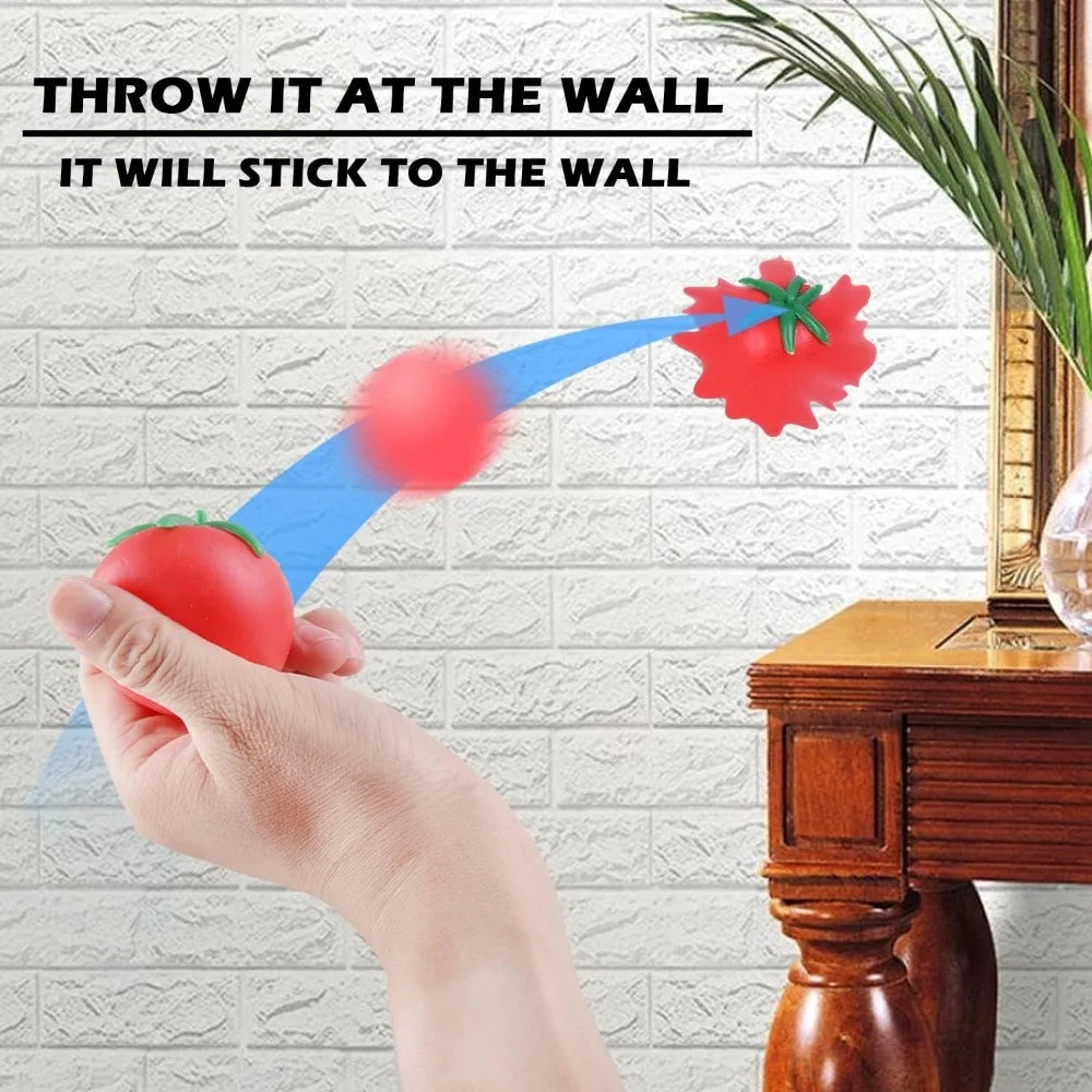Tomato Squishy Stress Ball – Soft Fidget Sensory Toy for Kids & Adults, Slow Rebound Squeeze Toy
