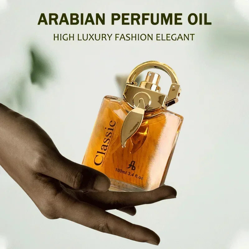 Unisex Arabic Eau De Parfum 100ml Long-Lasting Perfume Spray for Men & Women Luxury Fragrance Gift with Deodorant Scent Control