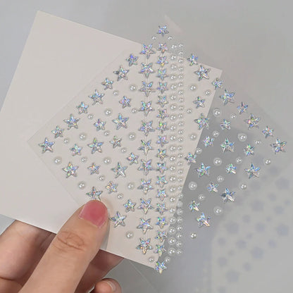 5D Face Diamond Gem Stickers - Colorful Rhinestone Body Makeup Tattoo for Festival, Nail Art & DIY Bling Style