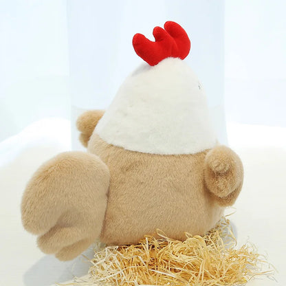 25CM Plush Chicken Doll – Soft & Cute Hen Stuffed Toy Pillow for Girls, Sleep Comfort Gift Plushie