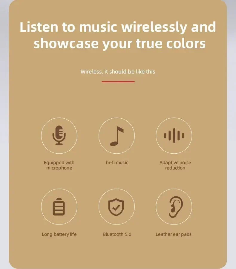 2025 New Stereo P47 Bluetooth Headset – Wireless 5.0 Sports Gaming Headset, Folding Design for iPhone & Xiaomi