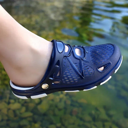 MAEDEF Men’s Summer Slippers – Anti-Slip, Wear-Resistant Comfortable Beach & Home Sandals