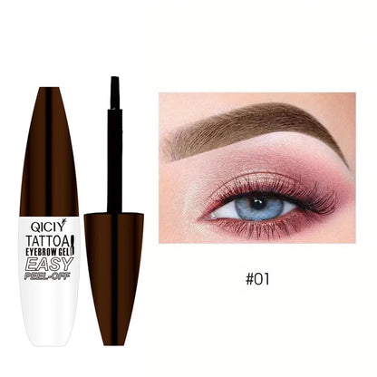 Long-Lasting 3-Day Tattoo Eyebrow Gel Cream – Easy Peel-Off, Smudge-Proof, Sweat-Resistant Waterproof Cosmetic
