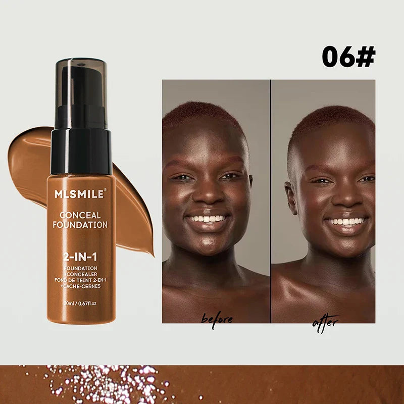 Oil-Control Matte Face Foundation Cream – Waterproof Full Coverage BBCream for Professional Makeup