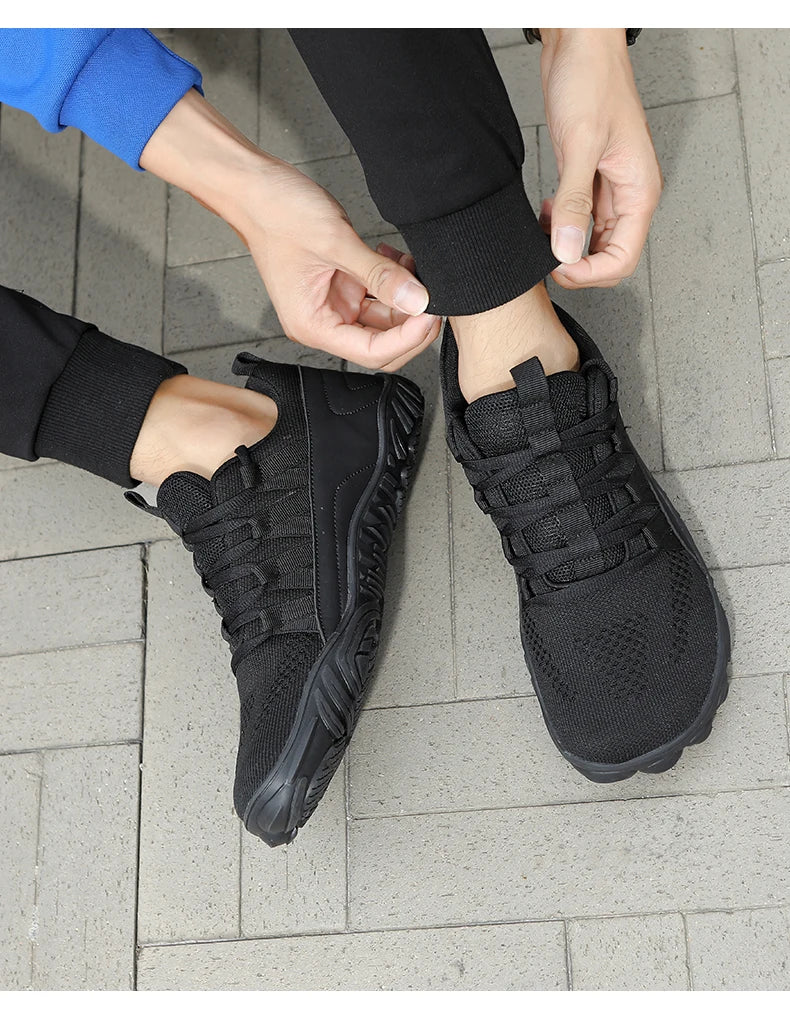 New Plus Size Hiking Shoes – Wide Palm Outdoor Sports & Barefoot Casual Shoes for Couples, Indoor Yoga & Fitness