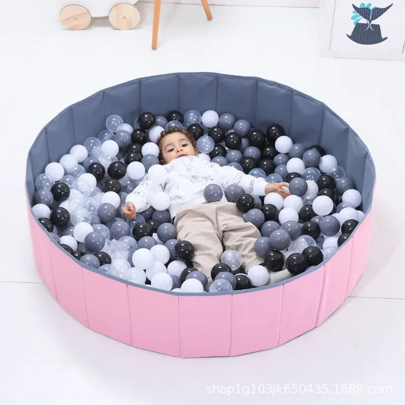 80x26cm Kids Ball Pit – Portable & Foldable Oxford Cloth Ball Pool for Toddlers & Babies, Indoor/Outdoor (Balls Not Included)