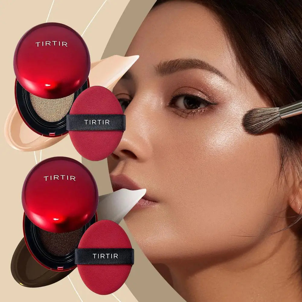 TIRTIR Cushion Foundation – High Coverage Compact Makeup, Original Korean Beauty Covering Cushion