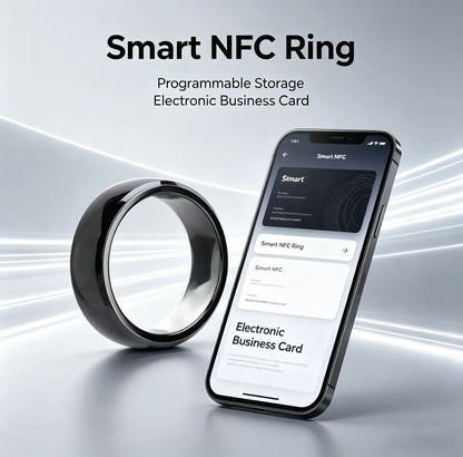 NFC Ceramic Smart Ring - Programmable NFC 216 Access Control Tag
