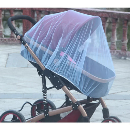 Baby Stroller Mosquito Net - Summer Insect Protection Mesh Cover for Infant Prams & Pushchairs