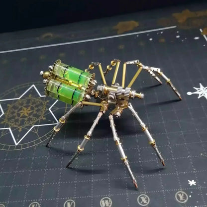 DIY 3D Mechanical Spider Metal Model Kit – Cyberpunk Insect Puzzle Assembly Creative Handmade Building Toy for Adults & Teens