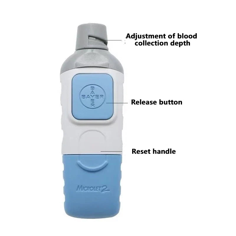 Bayer Contour Plus Original Blood Collection Pen – Multi-Speed Adjustable Lancing Device