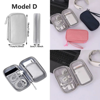 Waterproof Travel Cable Organizer Bag – Portable Digital Storage Pouch for Electronic Accessories