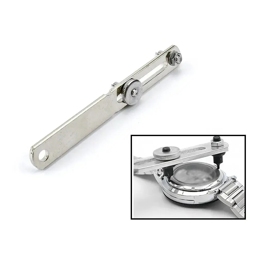 Watch Back Case Opener & Closer Tool – Adjustable Repair Wrench for Battery Replacement & Watchmaking
