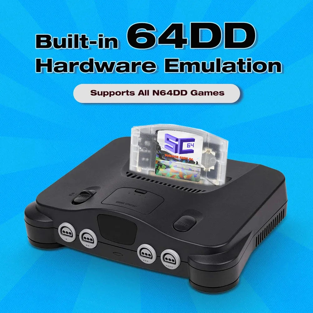Super 64 Retro Game Card – 340+15 N64DD Games for EVERDRIVE N64 Console, Region Free, Includes 8GB Card