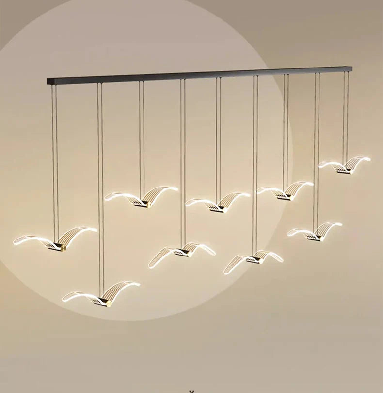 Modern LED Pendant Light – Home Decor Chandeliers for Living Room & Dining Room Indoor Hanging Lighting