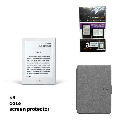 Original Kindle 8th Gen Used eBook Reader, 6-Inch E-Ink Touchscreen WiFi Ereader, Better Than Kobo Sy69j for Kindle