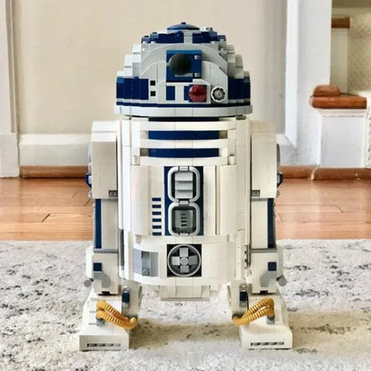 MINISO 75308 Robot Star Space Union R2D2 Model – 2314PCS Building Block Set for Boys Birthday Gifts