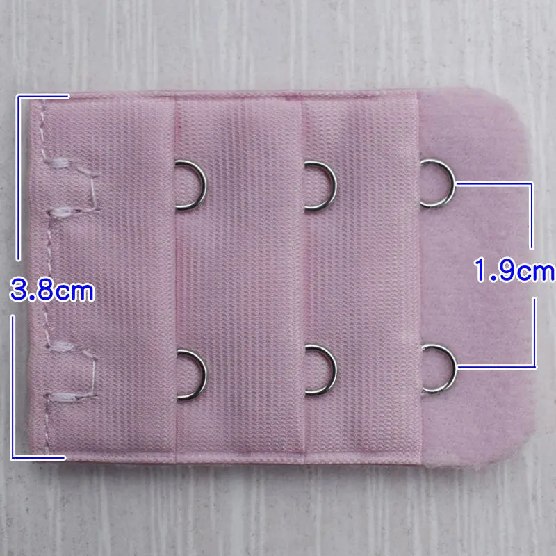3.8cm 2-Hook Bra Extender Clip – Adjustable Back Belt Buckle for Women’s Underwear & Soft Bra Extension