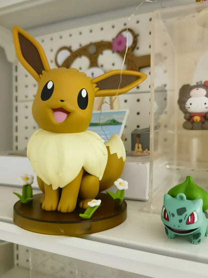 Pokemon Large Figure Set — Pikachu, Charmander, Eevee, Squirtle & Pokeball Doll Figurines, Kids Collectible Toys & Gifts