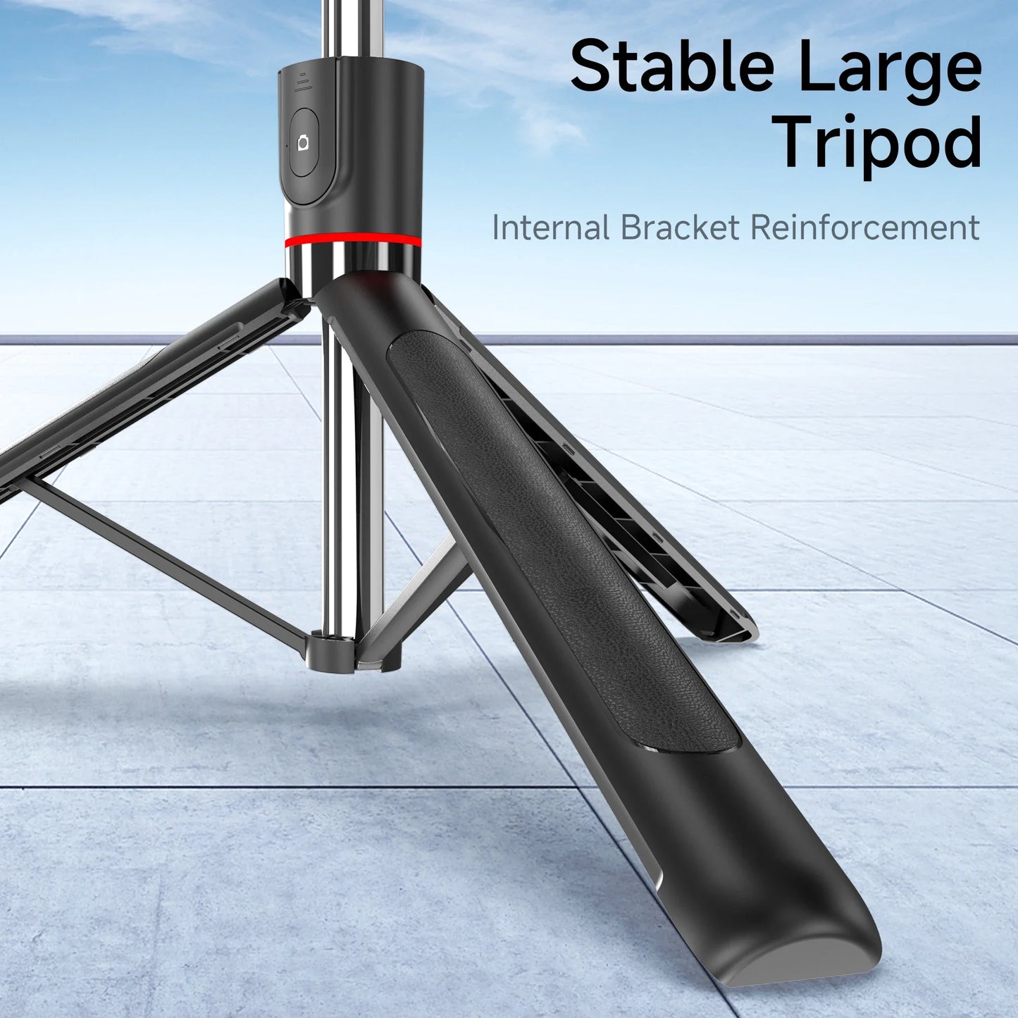 F15 Wireless Remote Selfie Stick Tripod – 68 Inch Extendable Phone Stand Desktop Tripod for iPhone & Android Smartphone Vlogging & Photography Shooting Stand