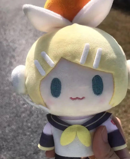 15cm Hatsune Miku Plush Toy – Kawaii Kagamine Len & Rin Stuffed Doll Collection, Perfect Kid Gift Ornament
