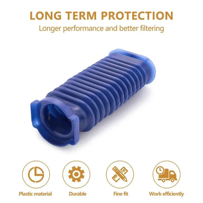 Replacement Lower Duct Hose for Dyson V7 V8 V10 V11 | Flexible Soft Roller Blue Rubber Tube