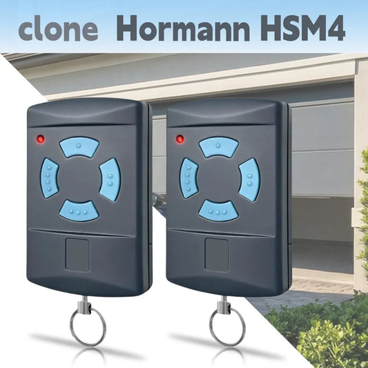 Upgraded HÖRMANN Clone Gate Remote Control 868MHz – HSM4 HSE2 HSE4 HS1 HS2 HS4 Hand Transmitter with Keychain Accessory