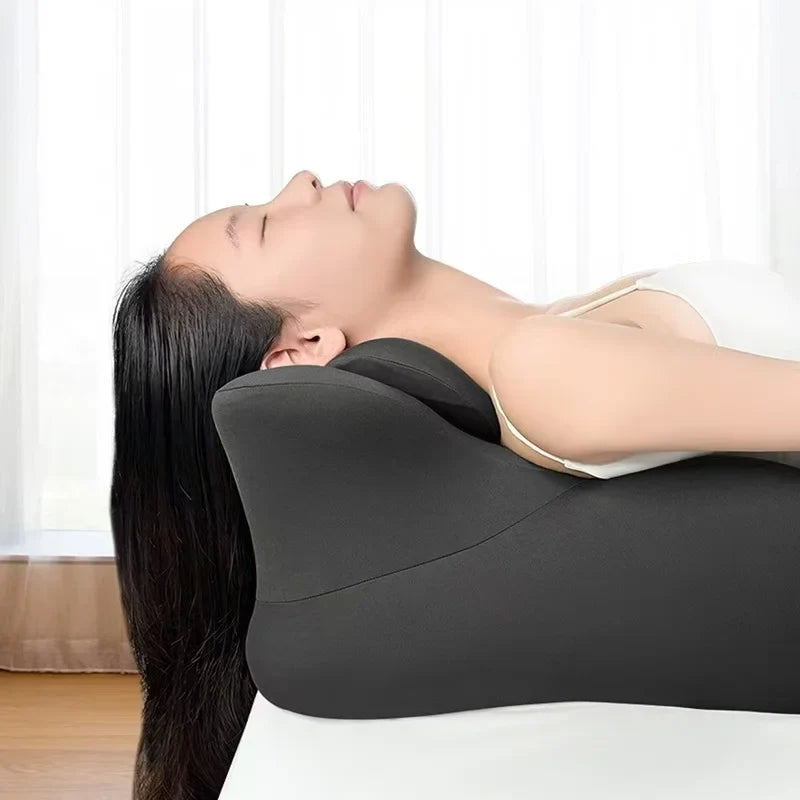 Prone Sleeping Pillow – Memory Foam Varicose Cushion, Ergonomic Waist & Cervical Traction Support for Body Relaxation