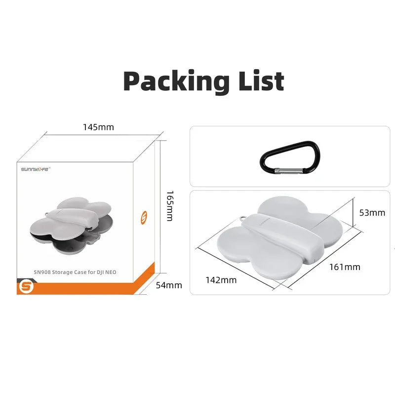 DJI Neo Protective Carrying Case — Drop-Proof, Dust-Proof Butterfly Storage Box for Drone Accessories