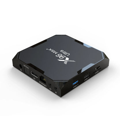 X96 Max Plus Ultra TV Box — Android 11 Amlogic S905X4 4GB RAM 32GB Storage, 8K AV1 WiFi Bluetooth Media Player