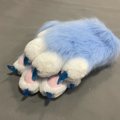 Custom Furry PAWS Long Gloves – Cartoon Kigurumi Fursuit Cosplay Costume Accessory Pair